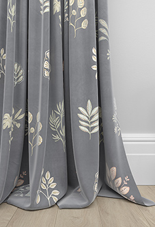 Botanical Velvet, Multi - Made to Measure Curtains